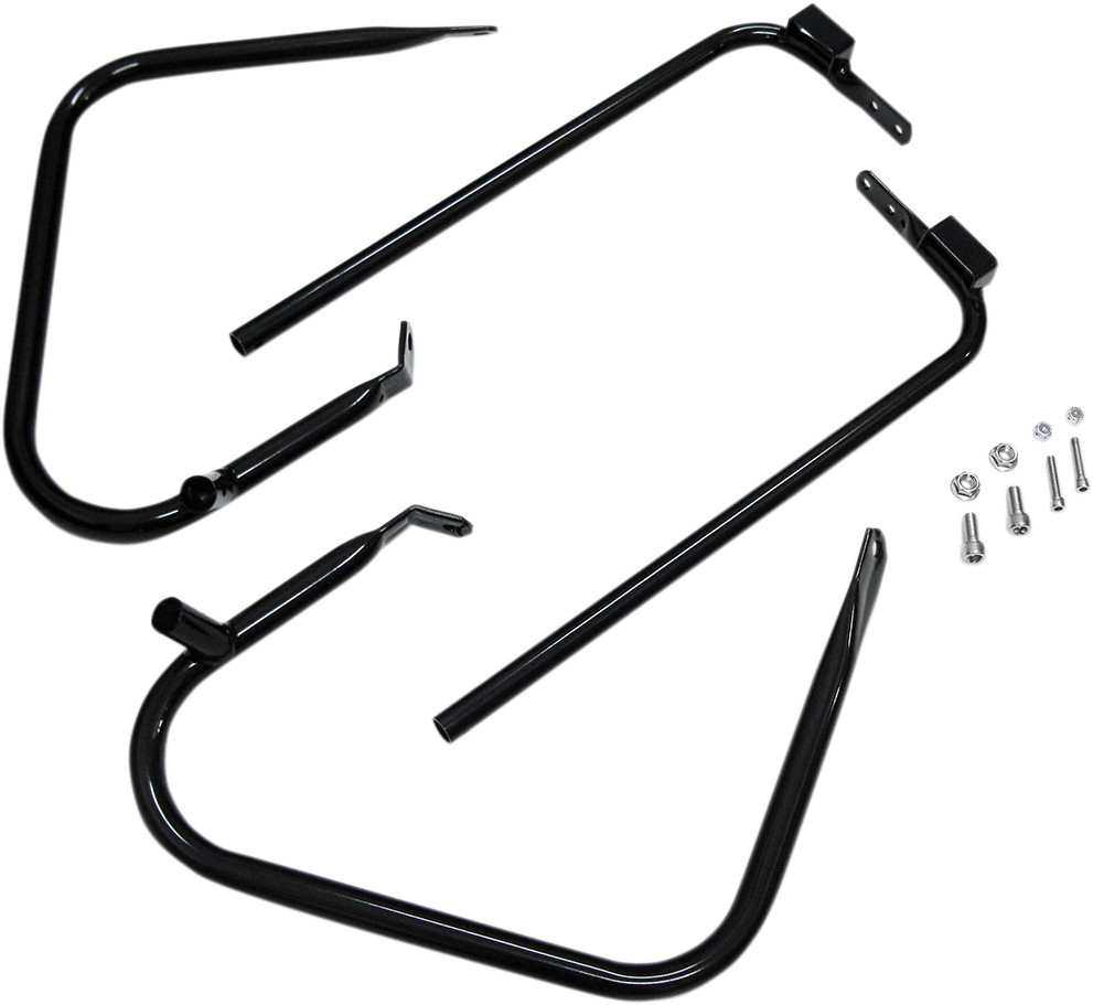 DRAG SPECIALTIES Saddlebag Support Kit Black for FL 1997-2008 21026B