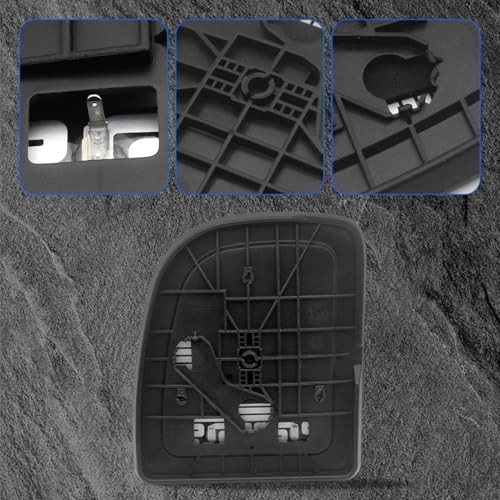 Passenger Side Mirror Glass Compatible with E450 2002 Right Passenger Side