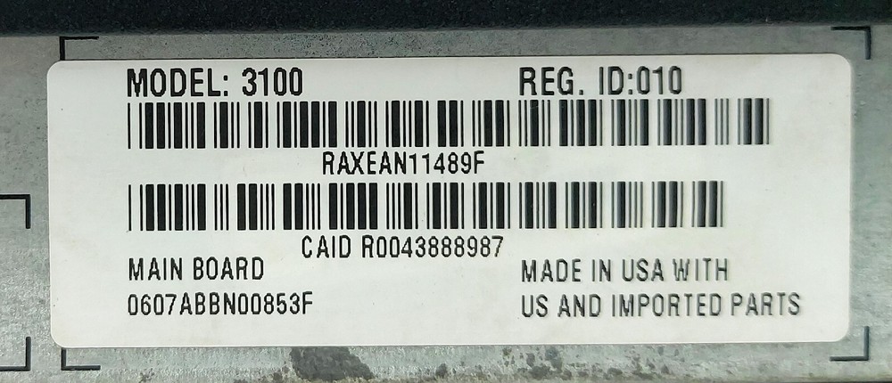 Bell Express 3100 MPEG 2 Standard Satellite Receiver 0793