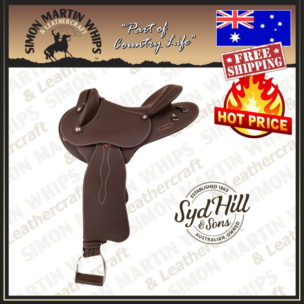 Syd Hill Fitzroy Half Breed Saddle - SHX Adjustable Tree - NEW