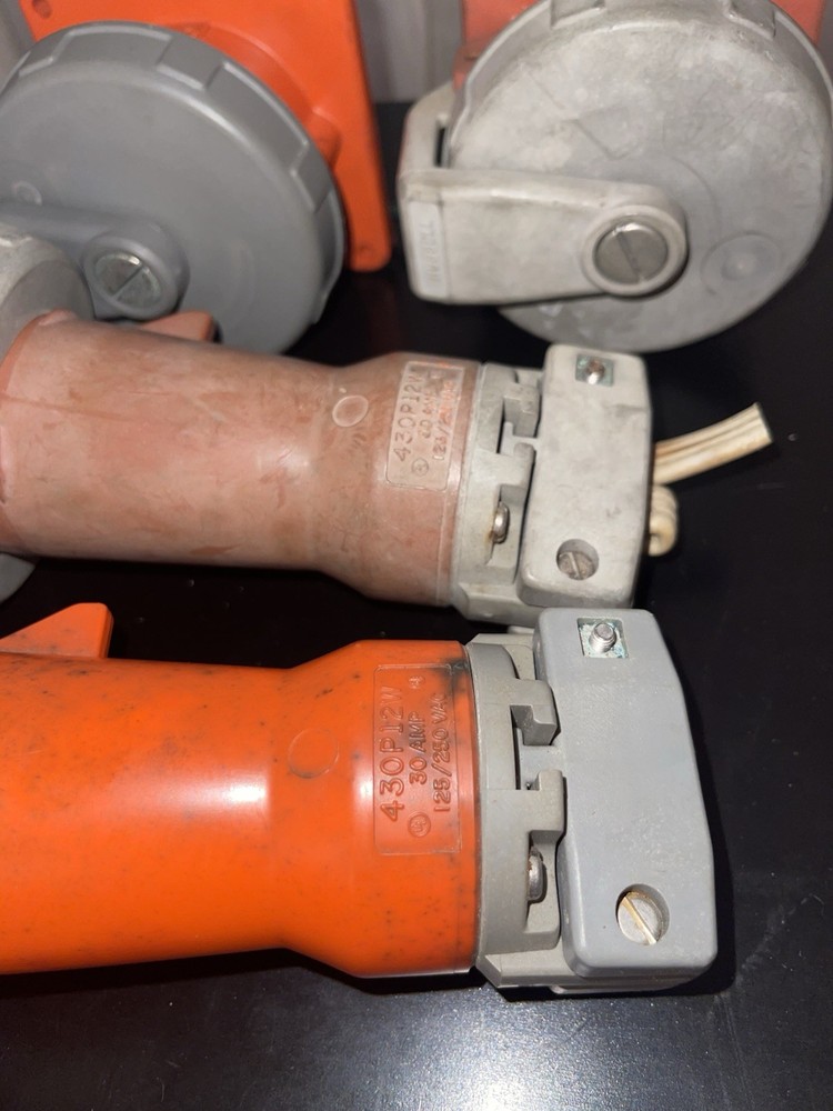 Hubbell Male Pin & Sleeve Plugs And Receptacles Bundle UNTESTED