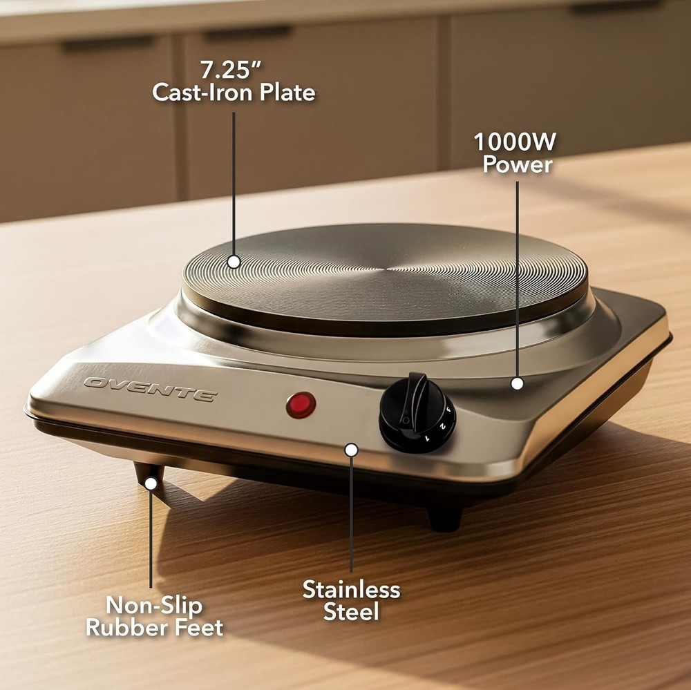 Portable Electric Countertop Single Burner
