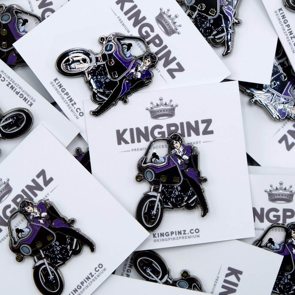 Purple Rain Lapel Pin