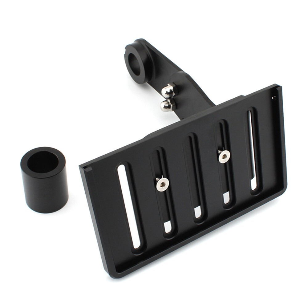 Side Mount License Plate Bracket Frame Holder Kit For Harley 2018-2023 Black