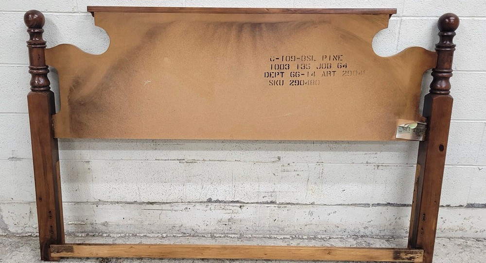 Vintage Full Size Traditional Style Headboard