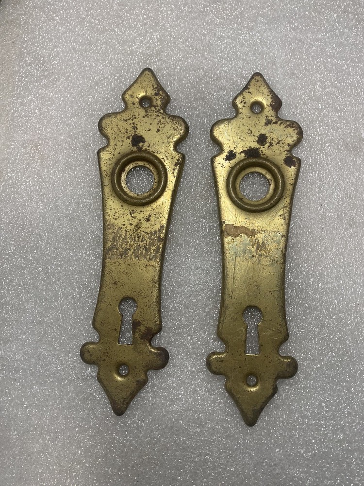 antique nice pair of steel Backplates Set