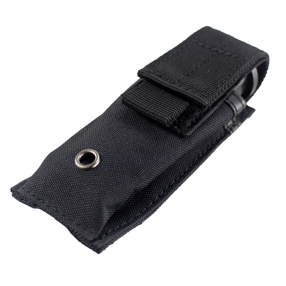 Tactical Pistol Mag Molle Single Magazine Pouch Tools Pouch Flashlight Holder