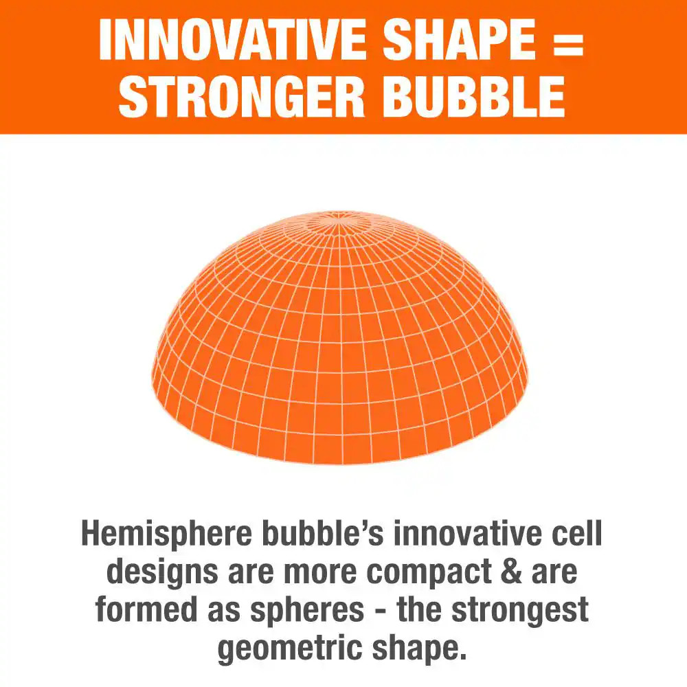 12 In. X 40 Ft. Clear Bubble Cushion