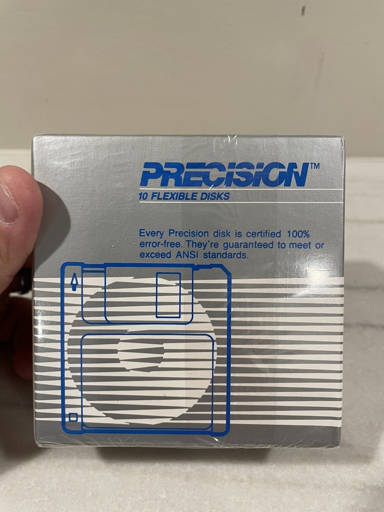 Dysan Precision 10 Flexible Disks MF2DD - Sealed Deadstock.
