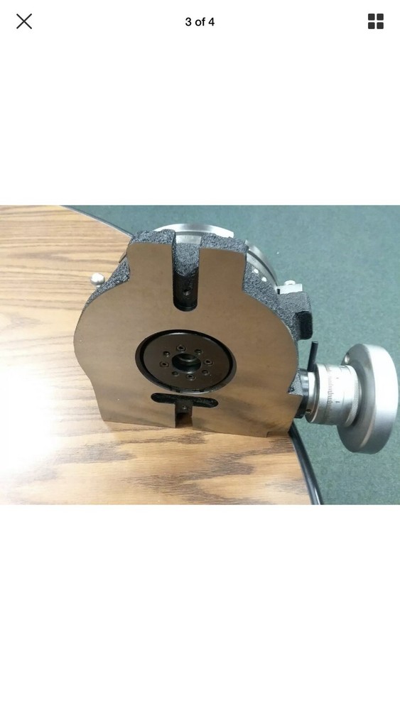 8" PRECISION HORIZONTAL & VERTICAL ROTARY TABLE ISO9001 #TSL200 - NEW