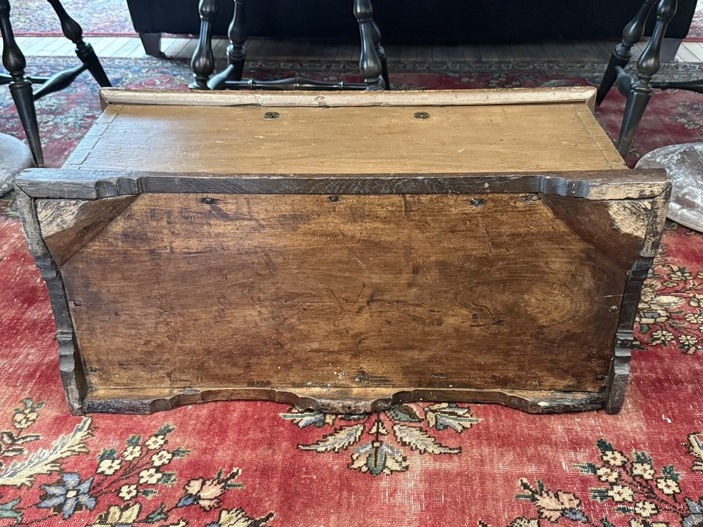 Antique~Primitive~Dovetailed~Document Chest~Original Paint~Pre-Civil War~Box