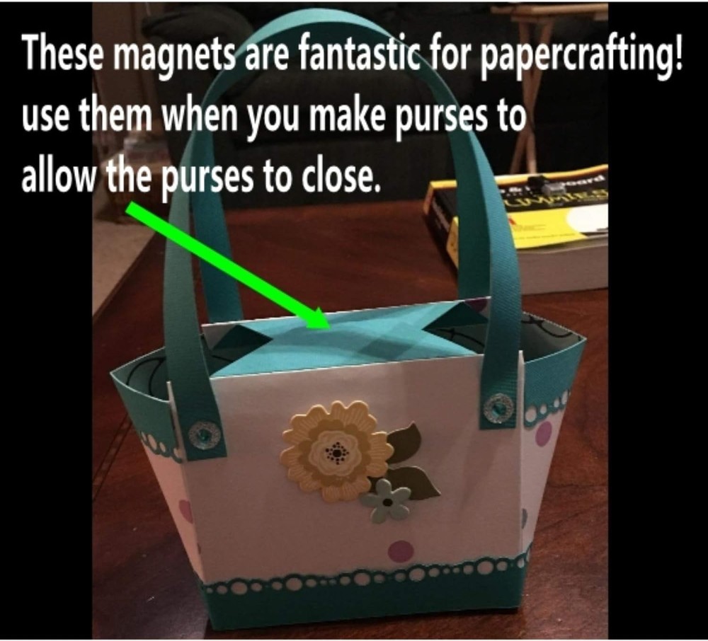 Multi-Use Small Magnets with No-Scratch Technology - Perfect for Fridge & Crafts