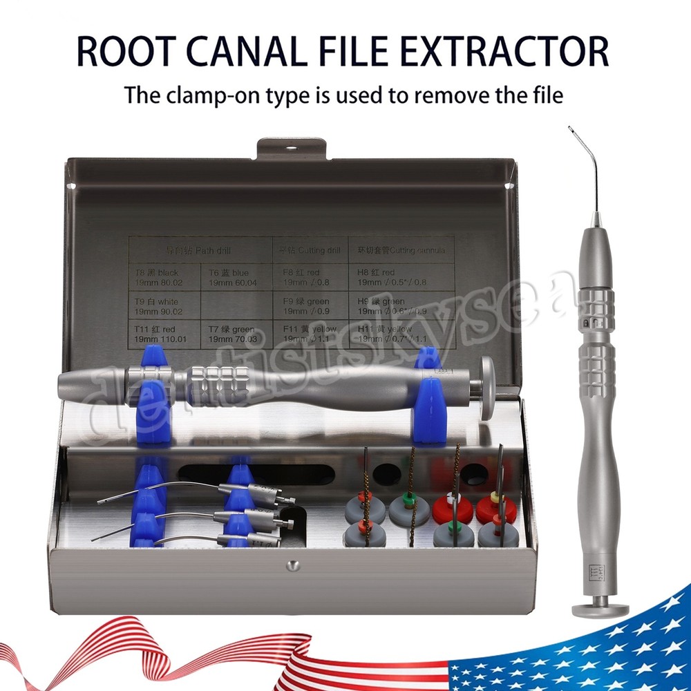 Dental Broken File Extractor Endodontic File Removal System Kits Endo Root Canal
