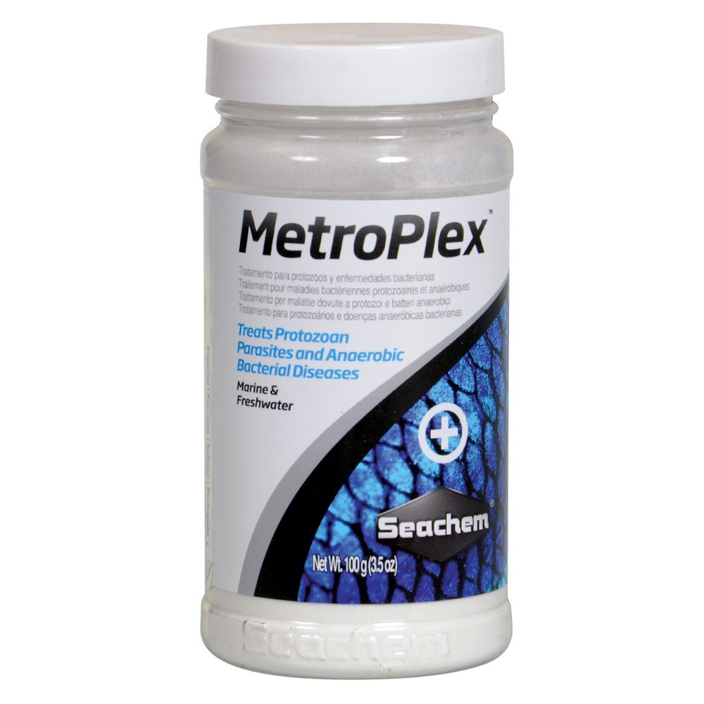 Seachem Metroplex Marine & Freshwater Treatment 100gm/3.5 Oz