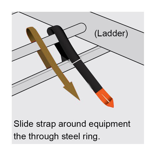 Adhesive Straps Double Side Tape Universal Straps w/ Loop Cargo Carrier -1Pack