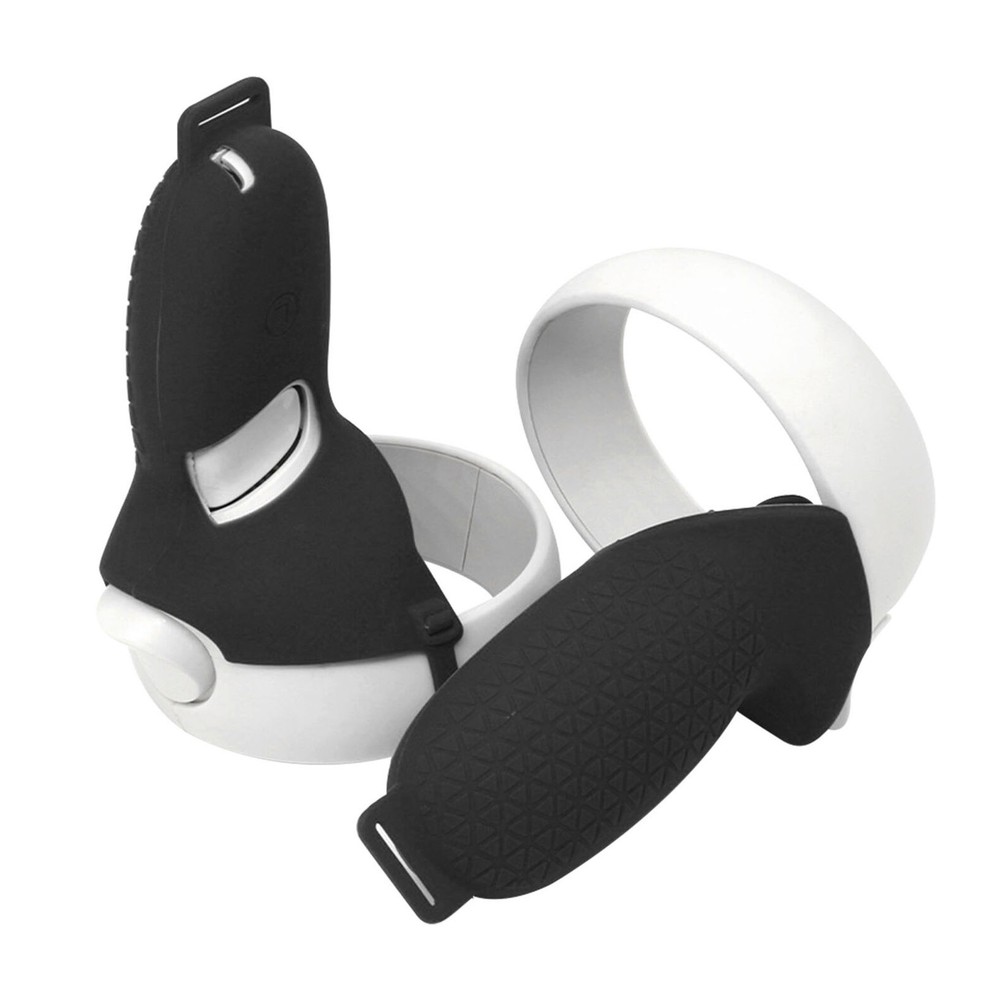 2pcs Silicone Soft Controller Grip Skin Protective Cover For Oculus Quest 2 VR