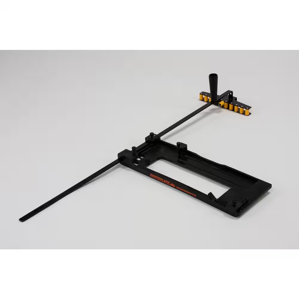 SKATEPLATE Circular Saw Cutting Guide W/ Rollers 27" W Cuts Extended