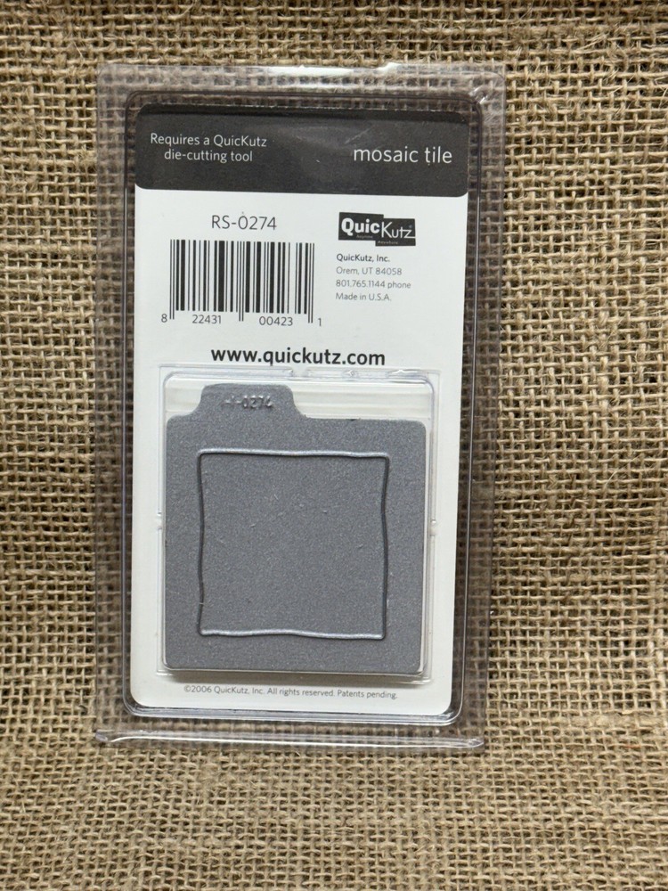 Quickutz Mosaic Tile Die - New!