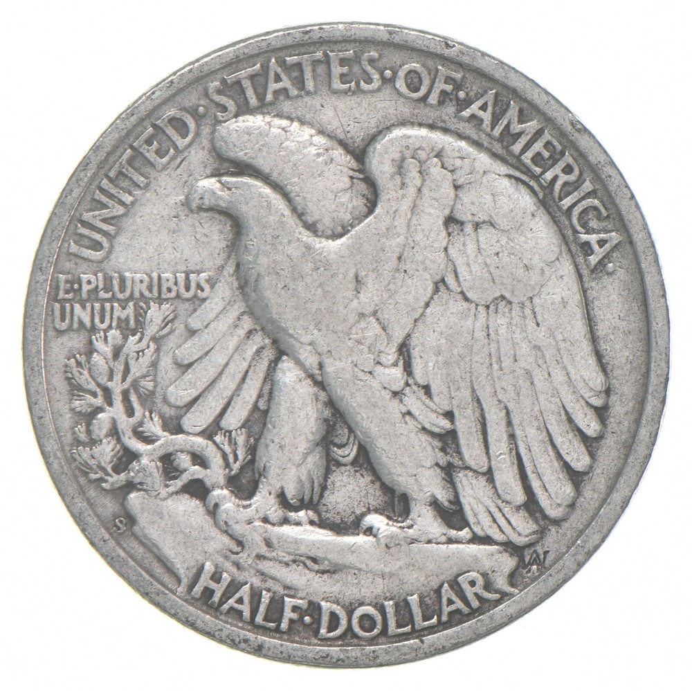 1942-S XF Walking Liberty Half Dollar