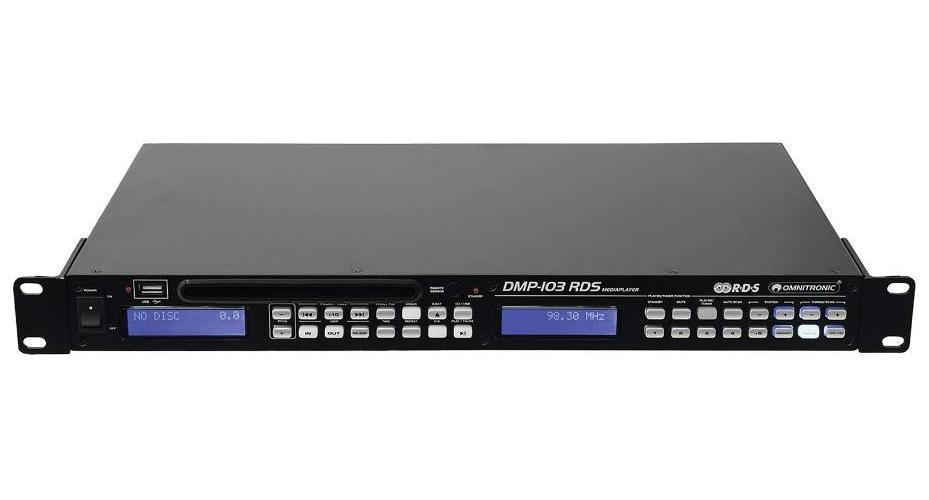CD/MP3 Player With FM RDS Tuner & USB, 1U - DMP-103RDS