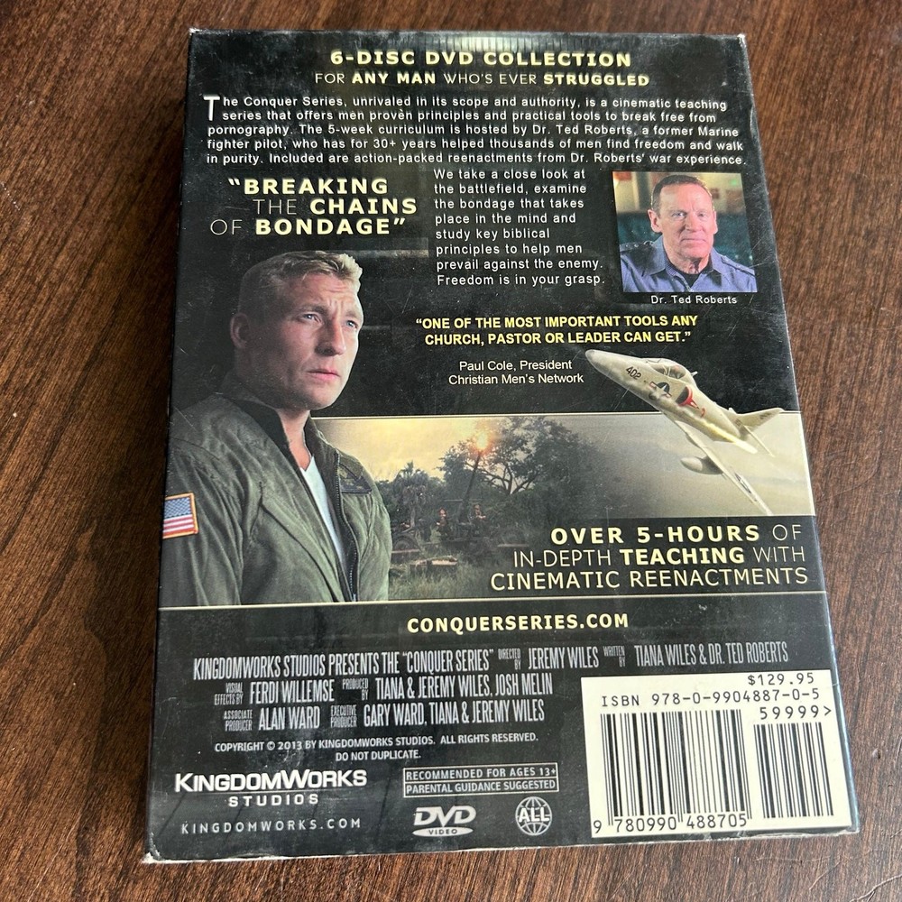 Conquer Series The Battle Plan for Purity 6 disk DVD set collection