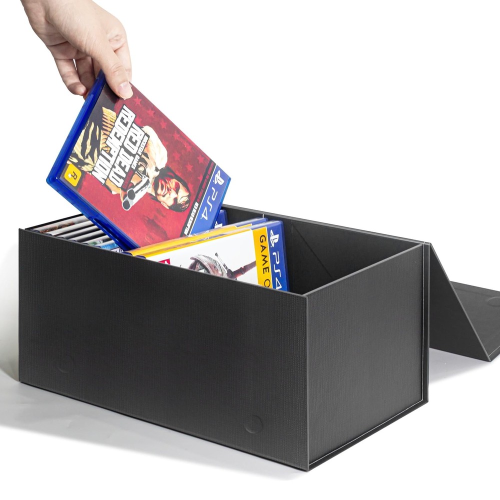 Video Game Storage Boxes, Blu-Ray Storage Boxes, Magnetic Video Game Box Prot...