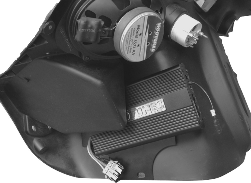 Hogtunes Motorcycle Fairing Amplifier Adapter Mount 1998-2013 Harley Road Glide