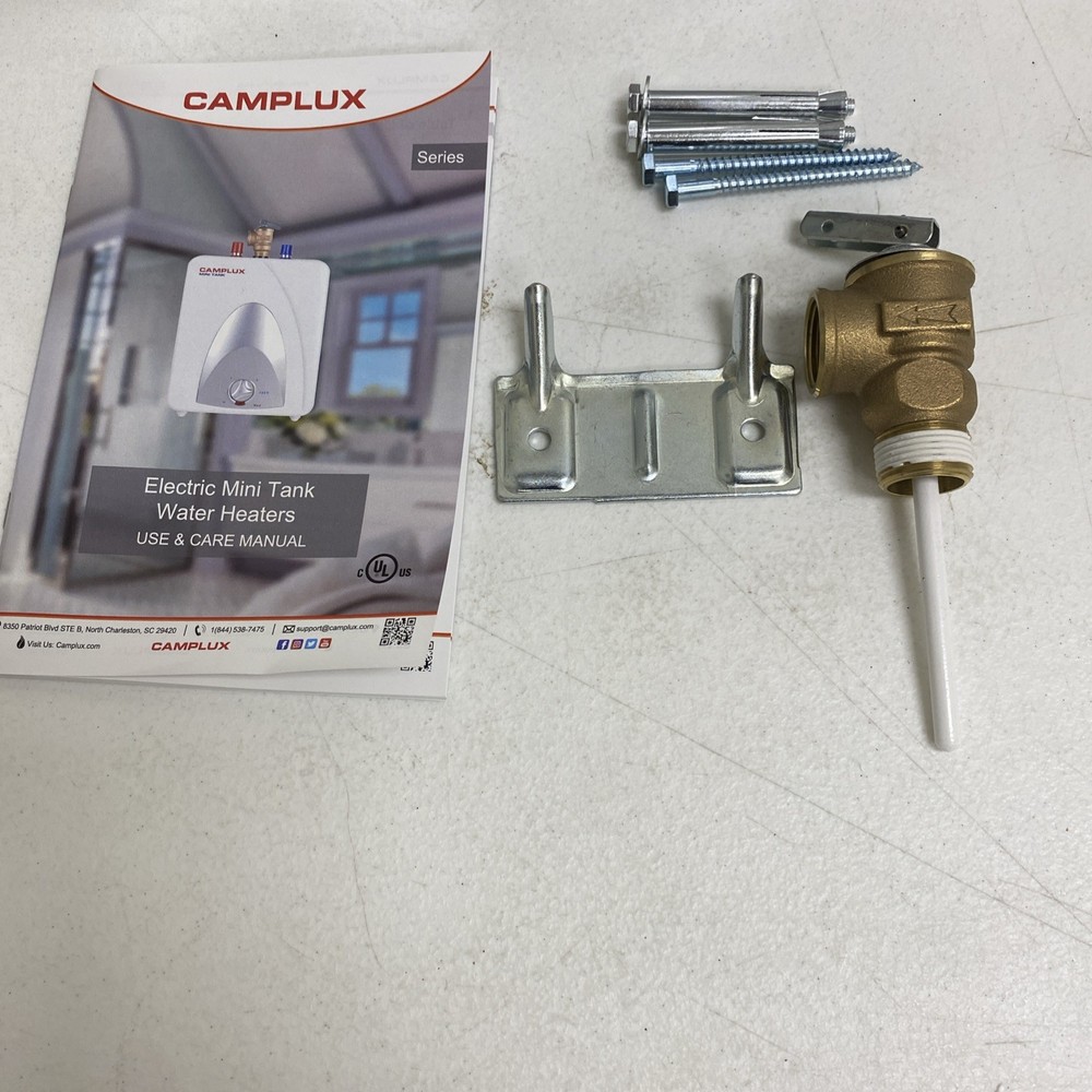 Camplux Electric Mini-Tank Water Heater Instant Hot Water Under Sink RV Workshop