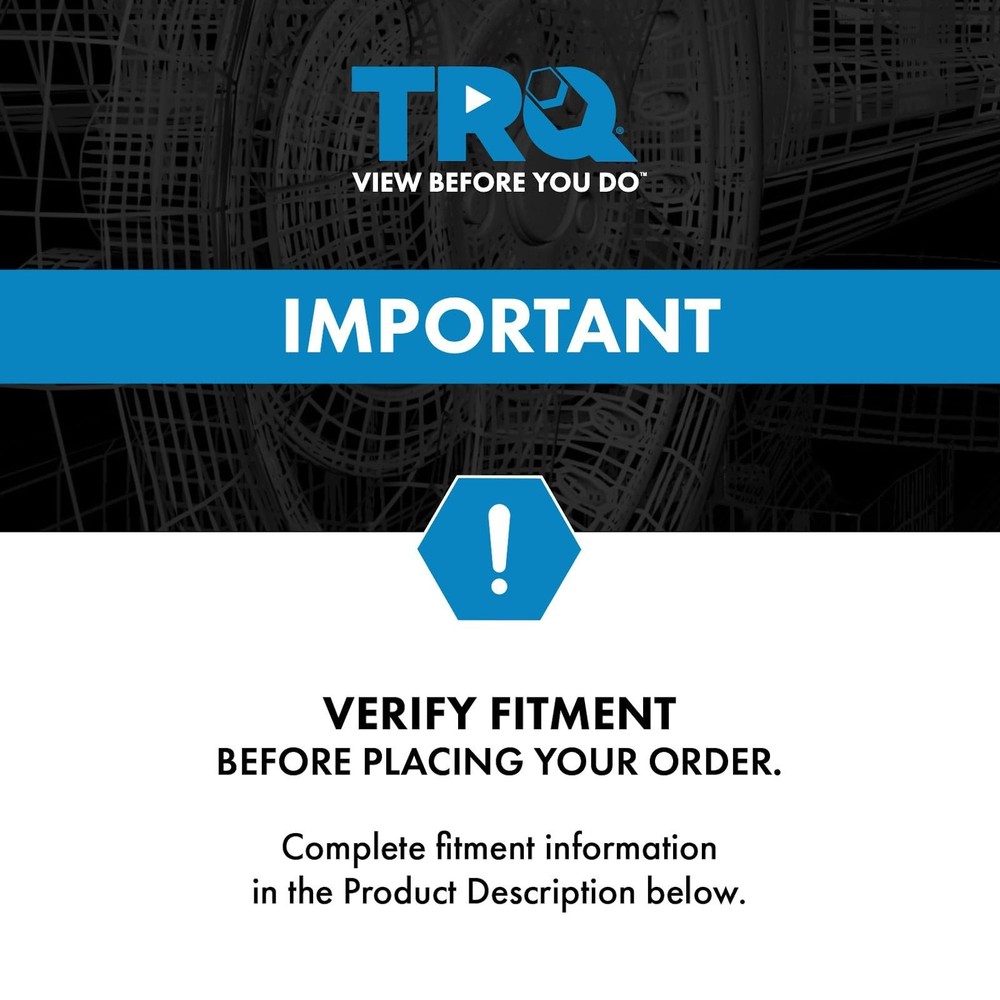 TRQ Rear Driver & Passenger Side Tail Light Set Outer Fits 2010 2011 2012 201...