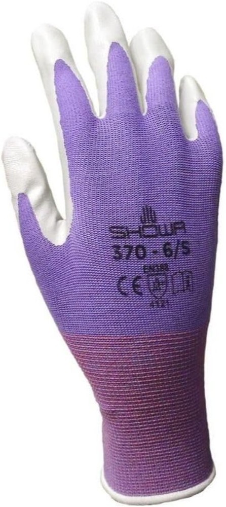Lightweight Nitrile Garden Gloves - 4 Pack, Size Medium