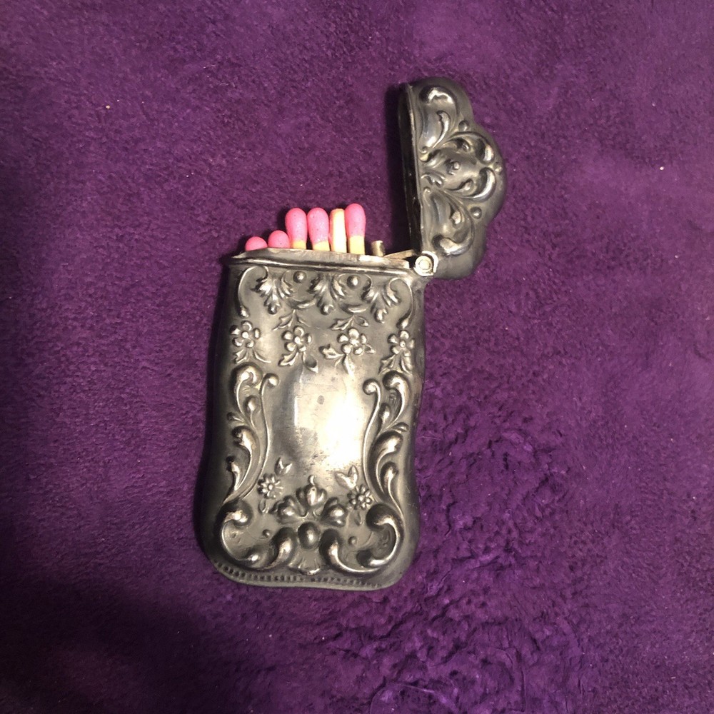 Sterling Match Safe Late 1800’s 2.25”
