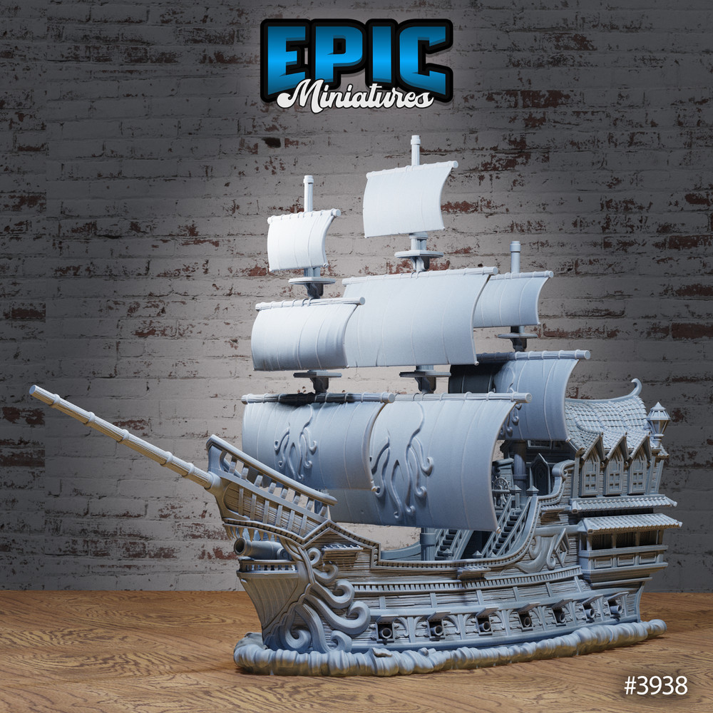 Dark Ship Calypso by Epic Miniatures | DND | D&D | Miniature |