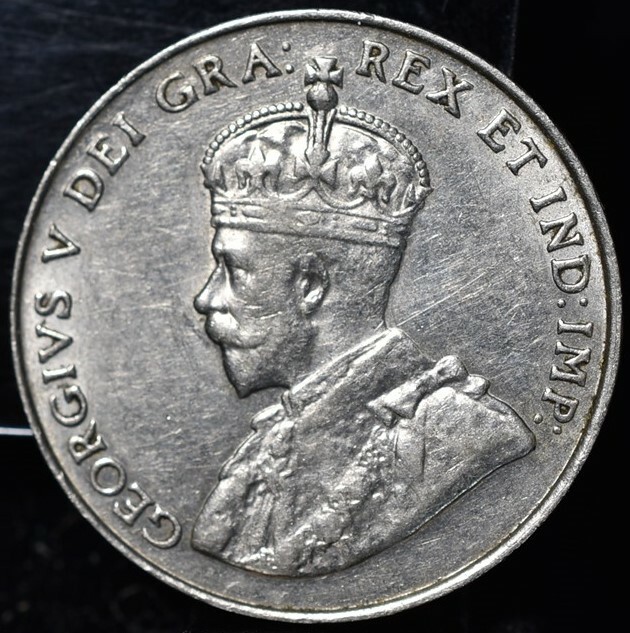 1922 Canada 5 Cent KM#29 CAT $30 - AU
