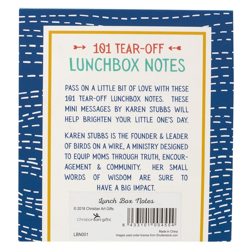 Inspirational Lunch Box Notes by Karen Stubbs