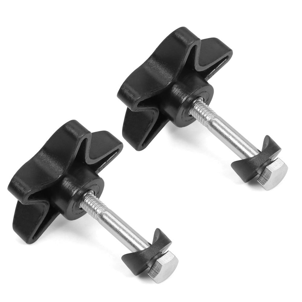 Yasdyri Rollator Walker Replacement Knobs for Wheels 2 Set Black