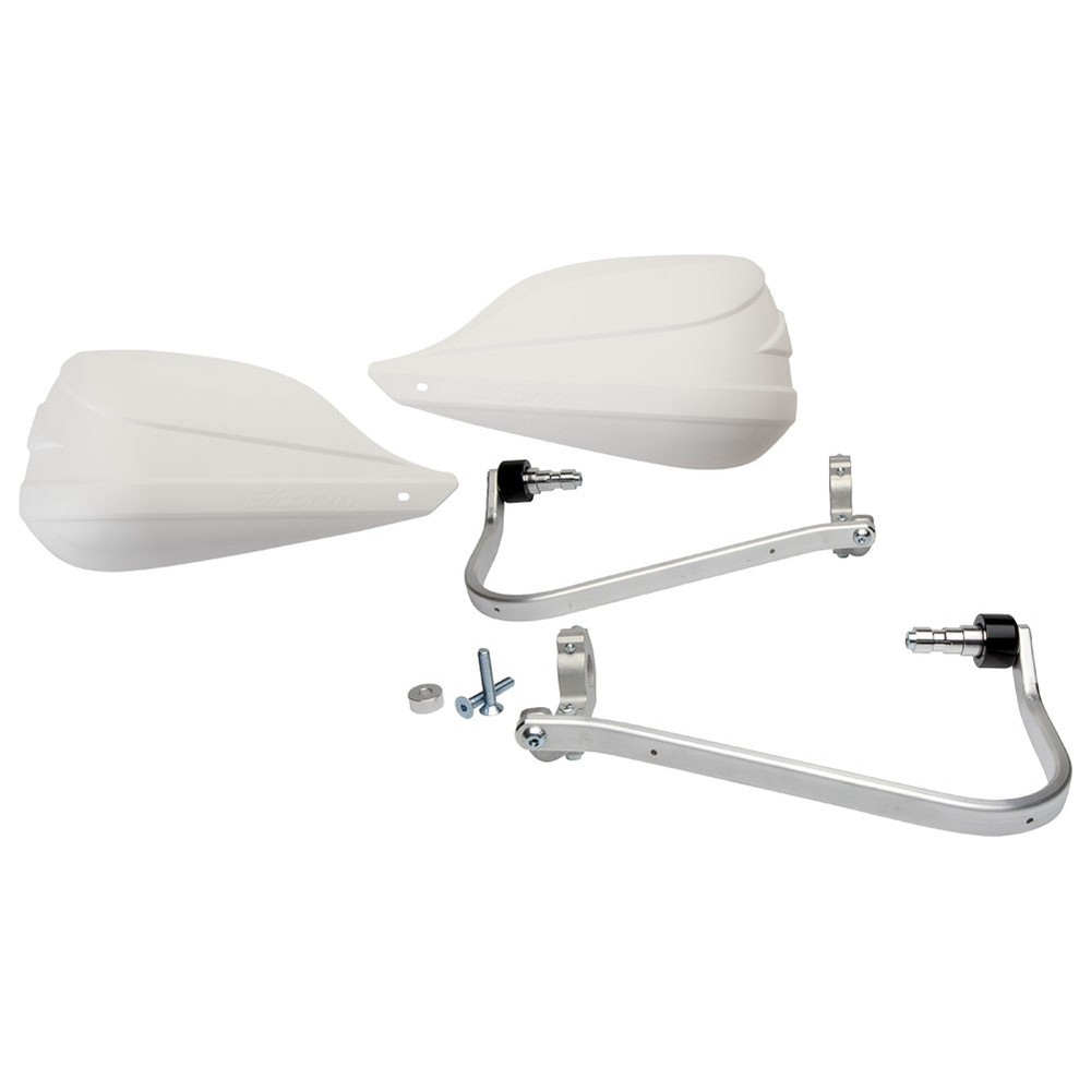 Barkbusters 2064360018 Storm Two Point Mounted Handguard Kit White