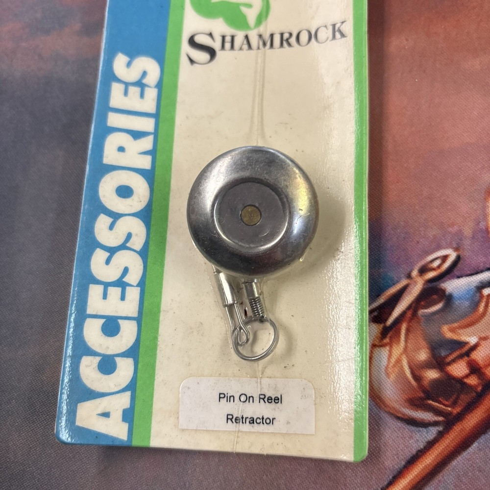 Shamrock Pin On Reel Retractor