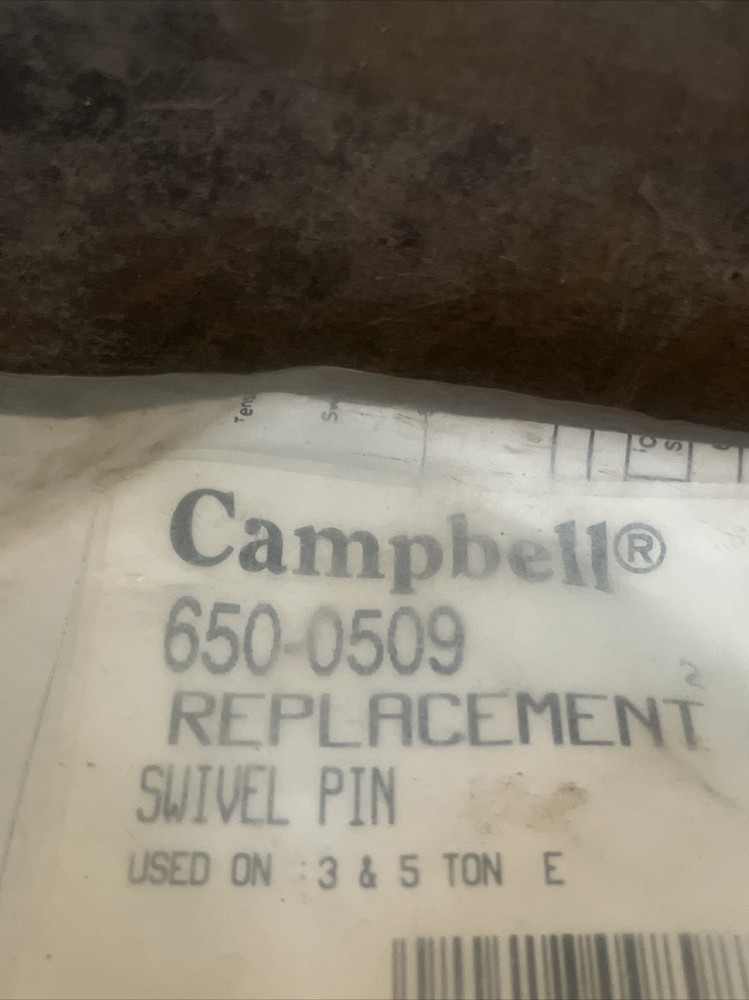 NOS Campbell Swivel Pin Replacement 650-0509