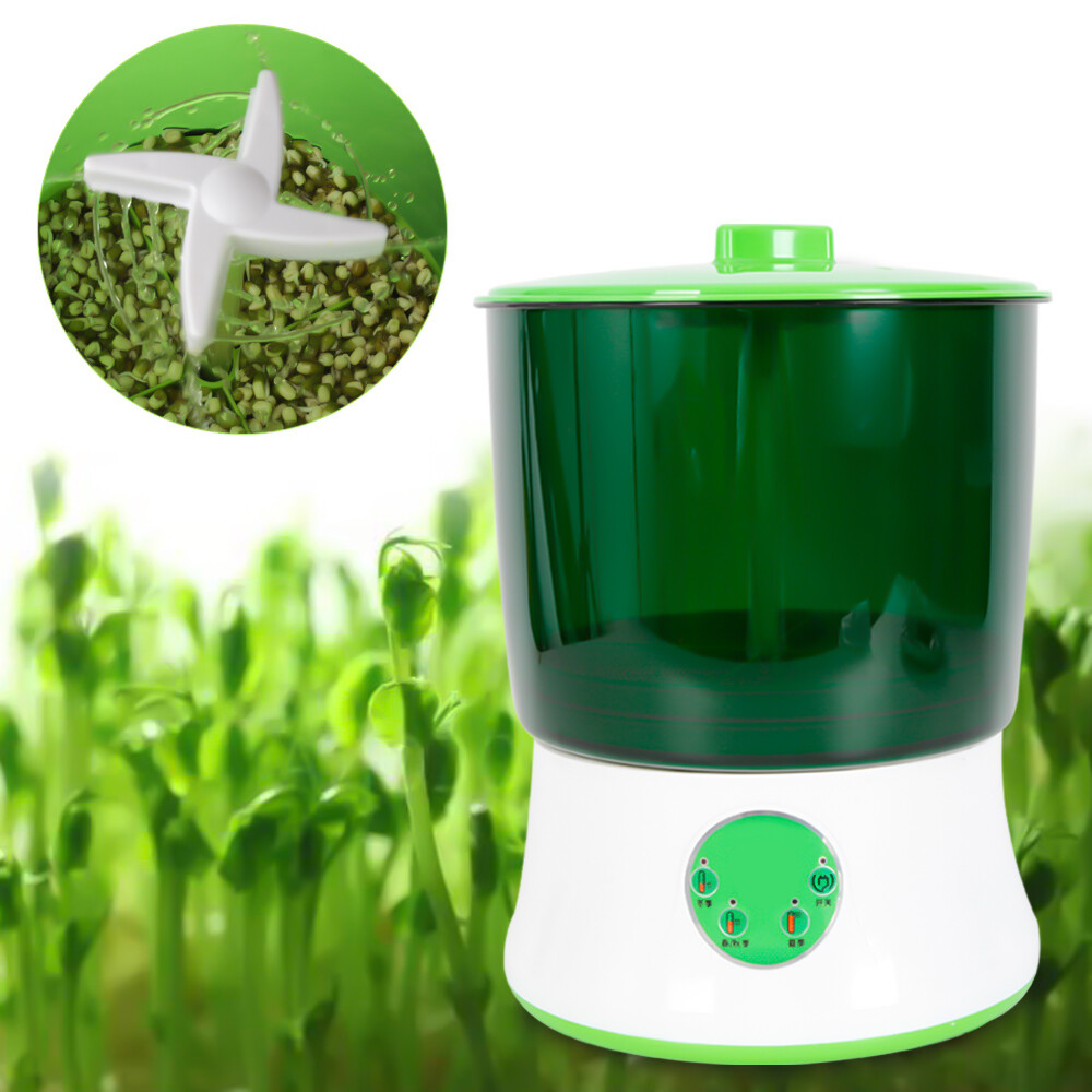 2 layers Automatic Bean Sprouts Machine Bean Sprout Maker Food grade ABS 110V
