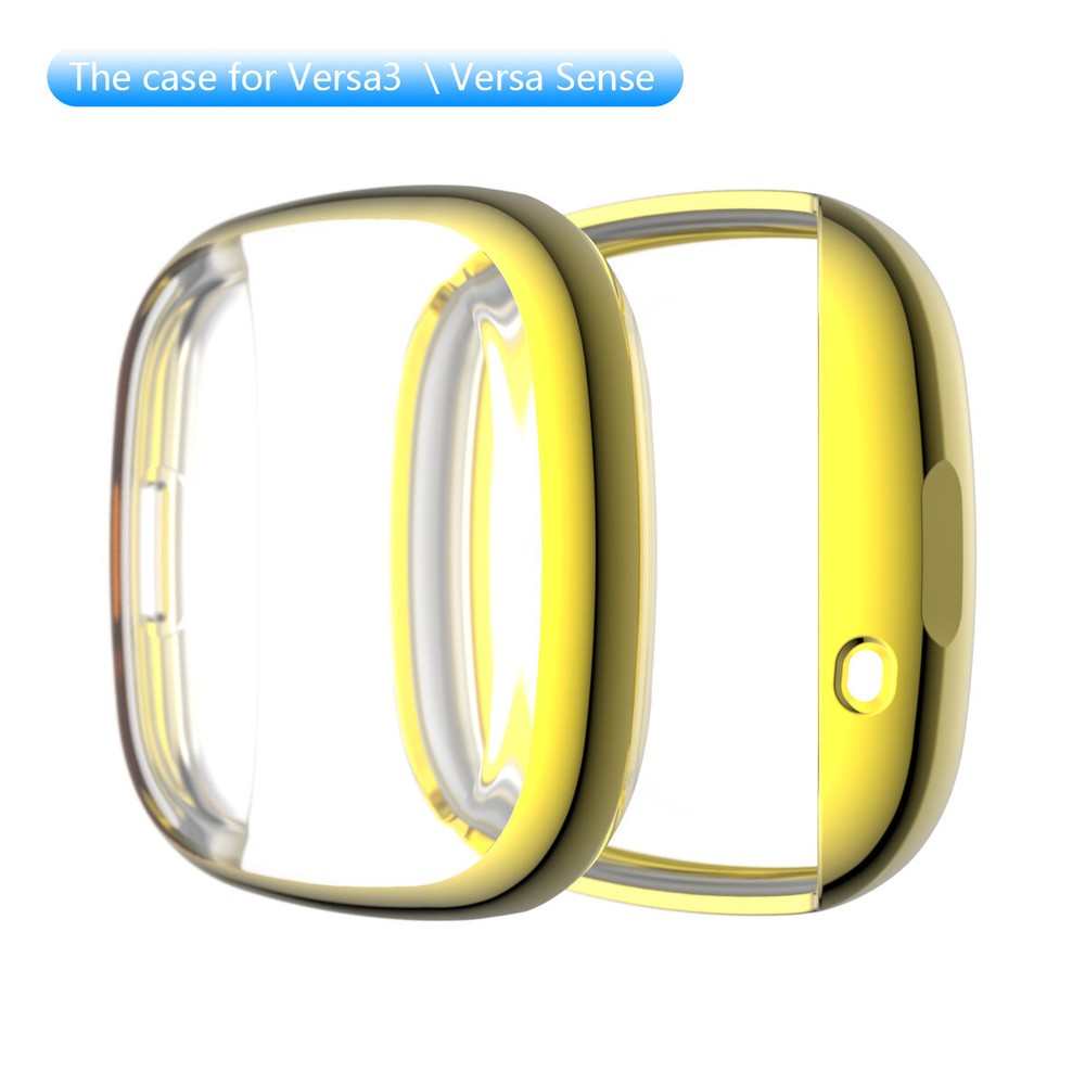 For Fitbit Versa 3 Fitbit Sense Screen Protector Soft TPU Case Full Body Cover