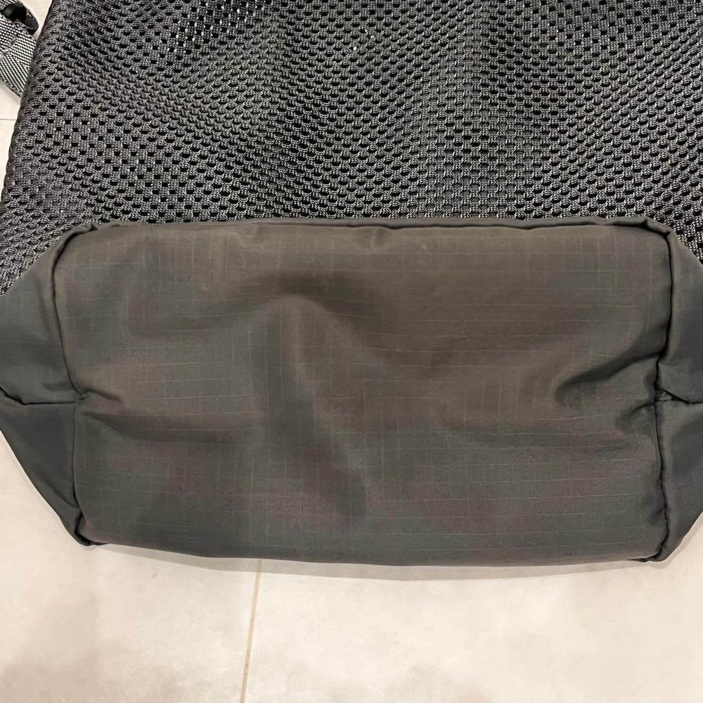 Good Condition Porter Screen Drawstring Shoulder Bag Gray