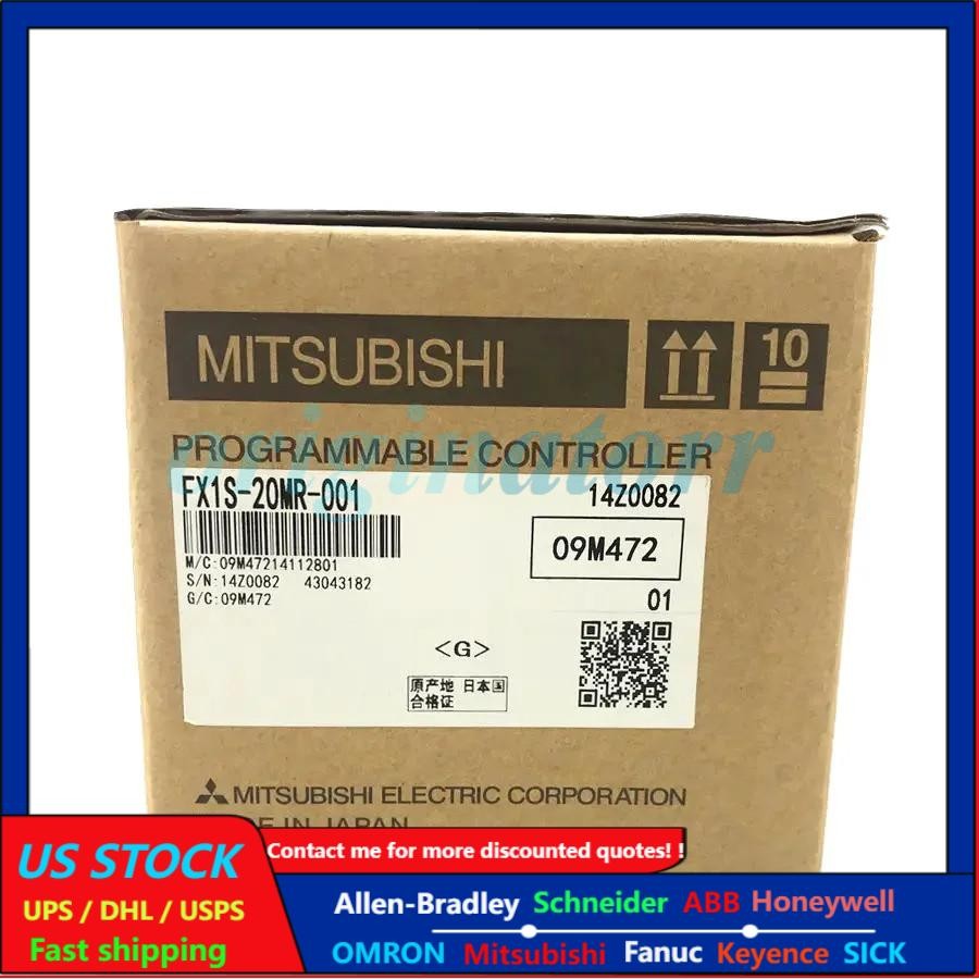 New Mitsubishi FX1S-20MR-001 Programmable Controller FX1S20MR001 Fast Ship