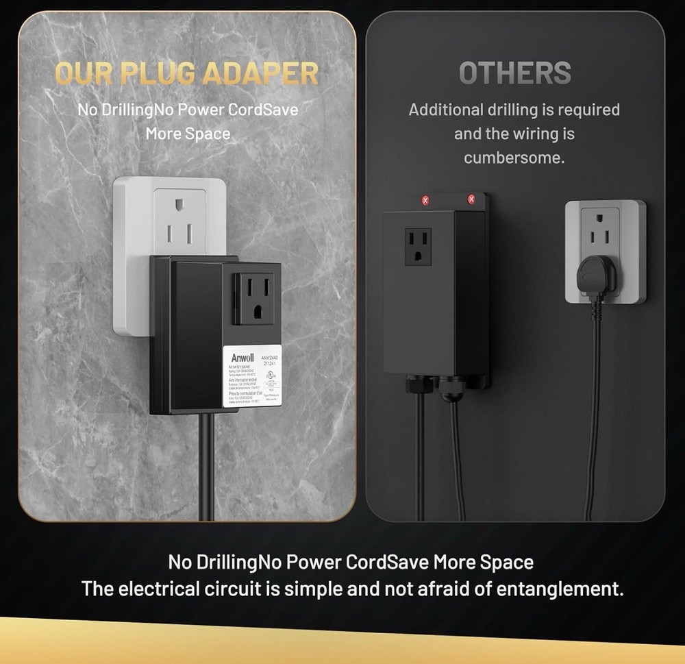 UL Certified Garbage Disposal Power Module Easy Install Universal Fit Durable US