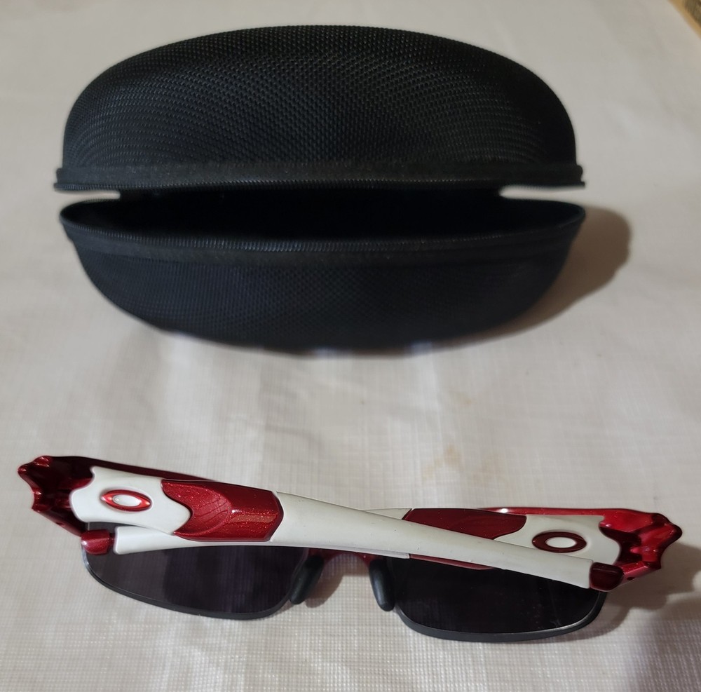 Oakley Flak Half Jacket Metallic Red/White Frame