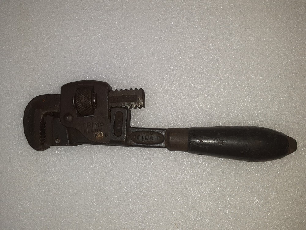 Antique 7 1/2" Trimo Pipe/Monkey Wrench ~ works