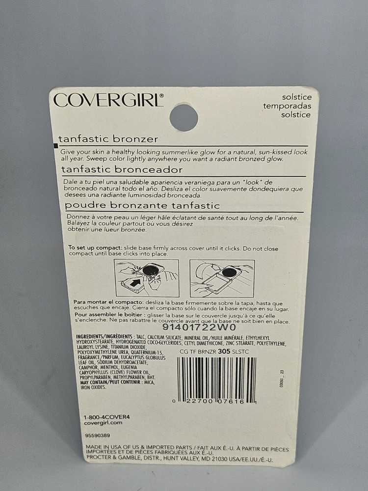 Cover Girl Tanfastic Bronzer #305- Solsitce