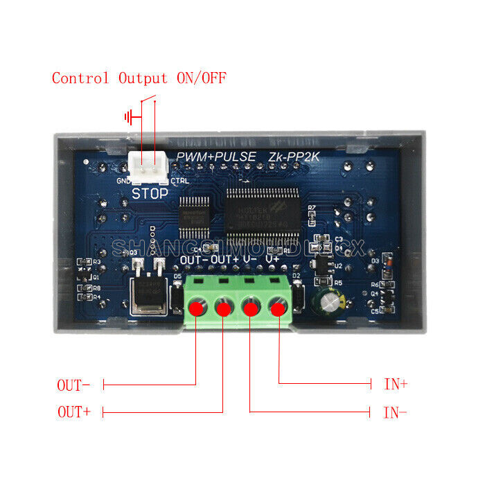 PWM Motor Speed Controller regulator 8A 150W Adjustable Pulse Frequency Duty