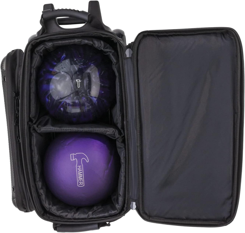 Carbon Shield Double Roller Bowling Bag