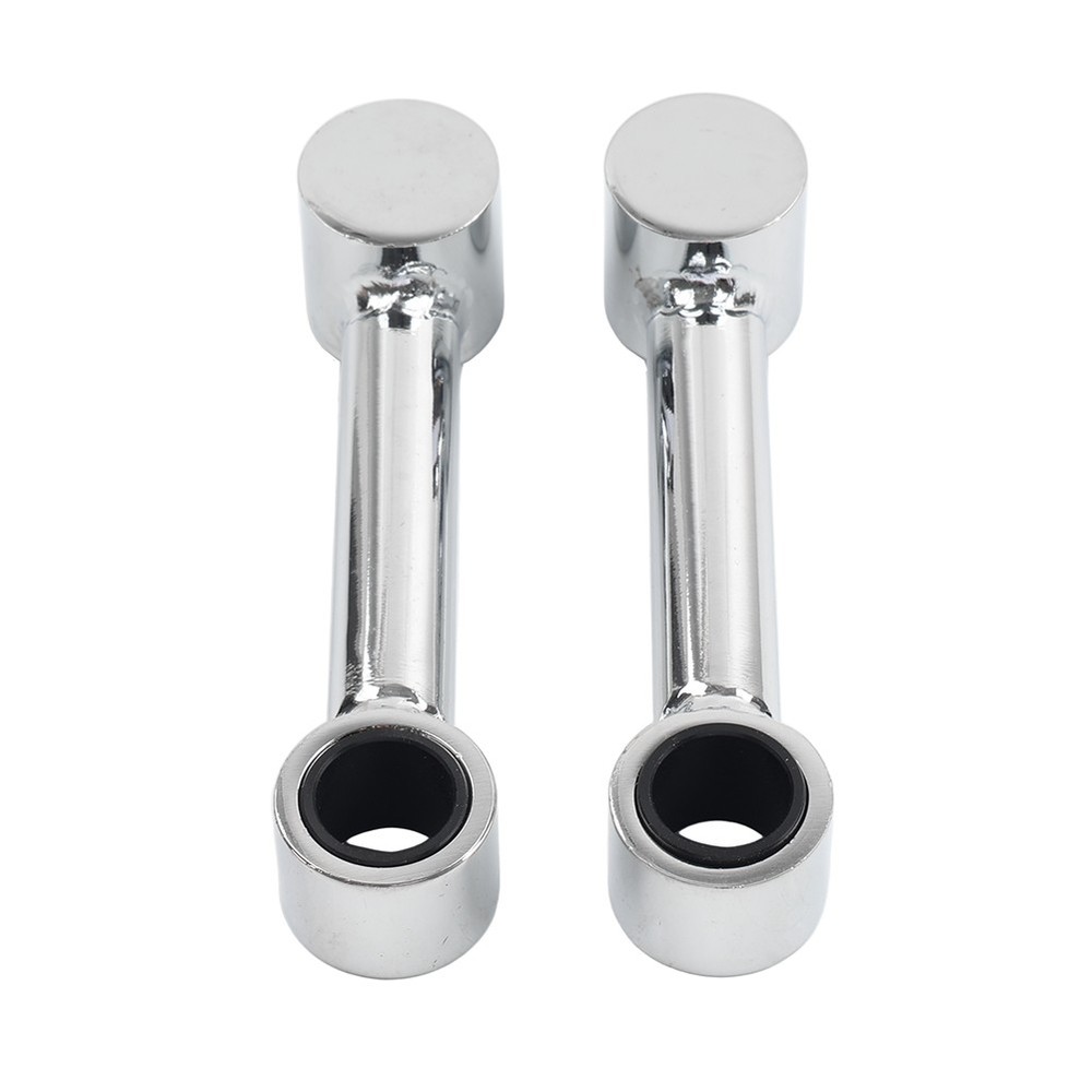 Chrome Front Mudguard Mount Bracket Kit For Harley Softail Springer FXSTS 93-06