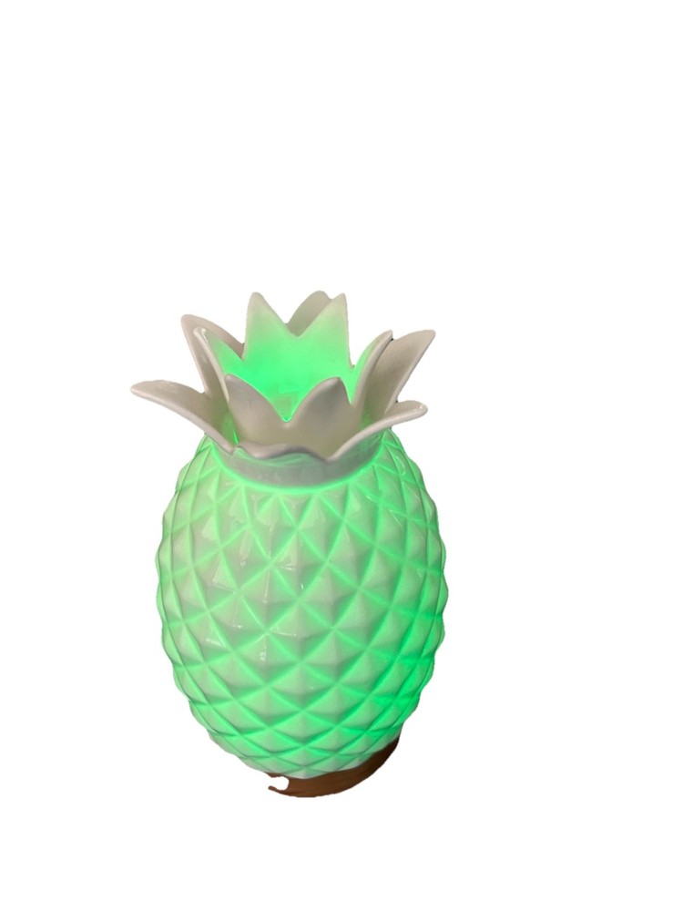 White Pineapple Essential Oil Diffuser Ceramic Beautiful Color Changing